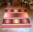 Wool rug, 'Light and Shadow' (4x5) Wool rug, 'Light and Shadow' (4x5)