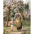 Carded 8"x10" Prints for Framing - Saint Joseph - Linen Paper - 7 and 4 Color Process Printing