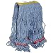 Rubbermaid FGA11106 Web Foot Wet Mop, Small, 1" Yellow Headband, Blue