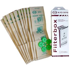 SEBO 5093AM Vacuum Filter Bags, Box of 10
