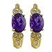 3.25 Cttw Amethyst & 0.25 Cttw Diamond 14 title=