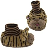 Tiger Animal Sock Top Slippers for Toddlers