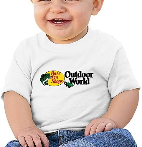 ALIZISHOP1 Custom Unsex Baby's Bass Pro Outdoor World Cotton Short Sleeve T Shirts
