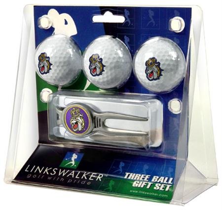 James Madison Dukes Jmu Ncaa Kool Tool 3 Golf Ball Gift Packs