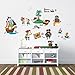Decowall, DW-1310, Pirates & Treasure Island children's wall stickers