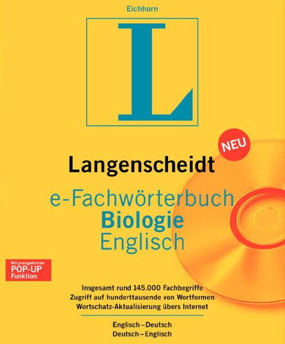 Langenscheidt - e-Fachwörterbuch Biologie Englisch