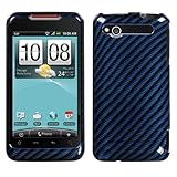 Blue Racing Fiber Phone Cover Protector Case for HTC Merge 6325