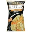 Terra Kettles Krinkle Cut Blend Potato Chips, Sea Salt, 13.5-Ounce Bags (Pack of 12)