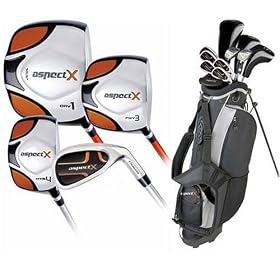 Intech Men's Aspect XL 3/9 Combo 18-Piece Golf Set