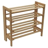 Shoe Rack, 4--Tier By Winsome Wood