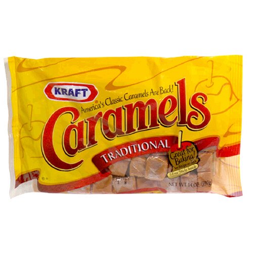 Kraft Caramels, Traditional, 14-Ounce Bags (Pack of 12) by Kraft
