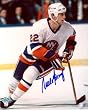 Mike Bossy Signed Islanders Action 8x10 Photo