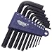 Draper 14128 AF Hexagon Key Set&Holder 10Pc