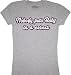 Dirty Dancing Nobody Puts Baby In Corner Junior's Gray T-Shirt Tee
