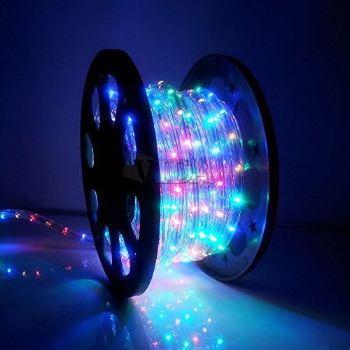 RGB LED Rope Light 110V Home Party Christmas Decorative In/Outdoor 50 Ft