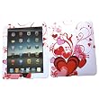 Snap-On Hard Case for Apple iPad "Red Hearts" Design
