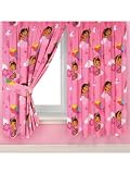Dora the Explorer 'Rainbow' 54 Drop Curtains With Tie Backs