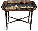 Tray ( removable ) table with stand, Spring Bunnies, hand painted, wood