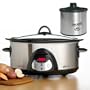 Crock Pot SCVC609C-SS 6-Quart Oval Programmable Slow Cooker w/ Little Dipper