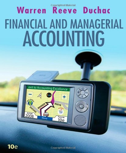 Textbook - Financial & Managerial Accounting