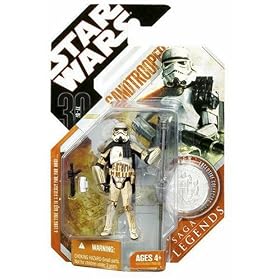 Star Wars 30th Anniversary Legends Sandtrooper with Coin
