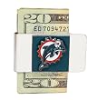 NFL Sculpted & Enameled Pewter Moneyclip - Miami Dolphins