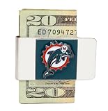 FINADAY提供 Apparel & Shoes Online Shop Ranking 13. NFL Sculpted & Enameled Pewter Moneyclip - Miami Dolphins