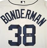 Jeremy Bonderman Autographed Authentic Home Jersey