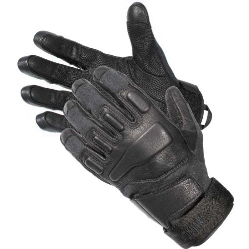 Blackhawk Men's S.O.L.A.G. Full Finger Gloves with Kevlar (Black, Large) On Sale