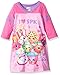 Shopkins Big Girls' Varsity Nightgown, Pink, 8