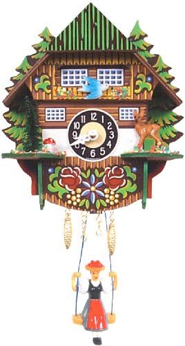 German Quartz Cuckoo Clock With Chime