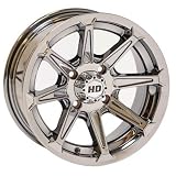 4 137 STI HD2 Alloy Wheel 12x7 5.0 + 2.0 iChrome BOMBARDIER CAN-AM KAWASAKI SUZUKI by Unknown