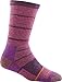 Darn Tough Summit Stripe Full Cushion Boot Sock - Women's Violet Medium