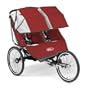 Baby Jogger 2008 Performance 20" Double Stroller - Red/Silver