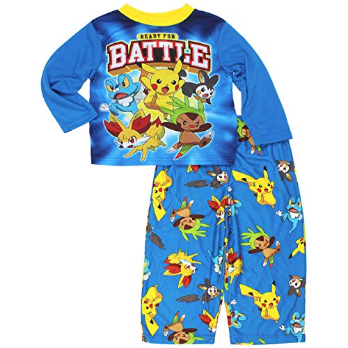 Pokemon Boys Top with Flannel Pants Pajamas