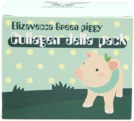 Elizavecca Green Piggy Collagen Pack 100g + Milky Piggy Bubble Clay Mask 100 g by Green Piggy