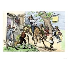 Messenger Bringing Colonists News of the Battle at Lexington Green, c.1775