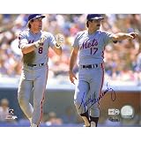 Steiner Sports MLB Keith Hernandez with Gary Carter Mets Road Uniform Autographed 8-by-10-Inch Photograph