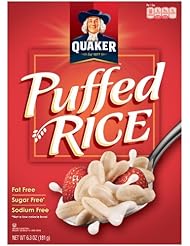 Grocery: Quaker Essential Puffed Rice Cereal, 6.3-Ounce Boxes (Pack of 10) - QUAKER