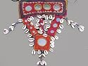 VINTAGE TEXTILE TRIBAL BELLY DANCE MIRROR BANJARA PATCH