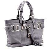 BACCINI tote PADLOCK handbag grey, shopper bag in genuine leather Reviews 510DyvtbRTL. SL160 BACCINI tote PADLOCK handbag grey, shopper bag in genuine leather Reviews