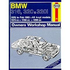 B. M. W. 316, 320 and 320i 1975-83 Owner's Workshop Manual (Service & Repair Manuals)