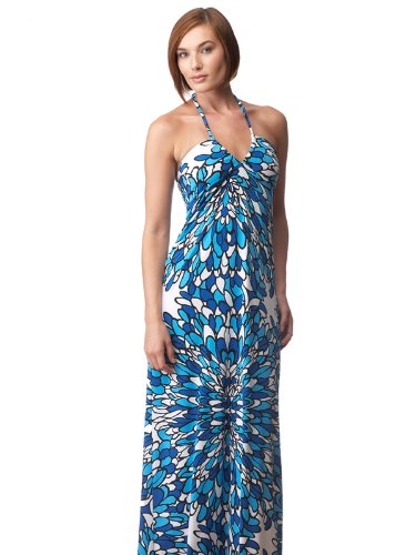 BANDEAU MAXI DRESS W. NECK TIE