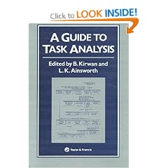A Guide to Task Analysis: The Task Analysis Working Group