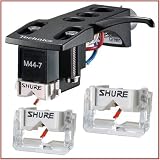 Shure M44 - 7H Scratch DJ Turntable Cartridge with Technics Headshell + 2 Shure N44 - 7 Stylus - B0020IDLL0
