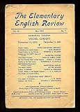 The Elementary English Review, May 1932: Memorial Number, Vachel Lindsay.