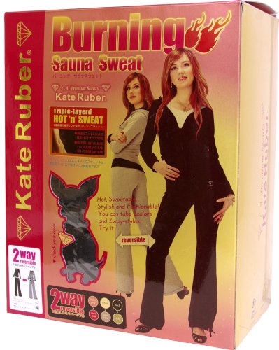 Kate Ruber バーニングサウナスウェット ブラック×グレー M