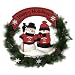 New Jersey Devils Team Snowman Christmas Wreath