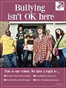Bullying Isn't Ok Subject Art Poster Print, 18x24