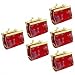 6 Chinese Coin Change Purse Jewelry Travel Pouch 3.25"